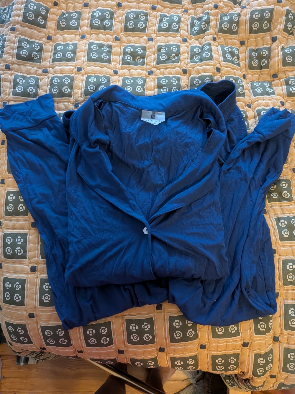 Recliner Blue Pajamas